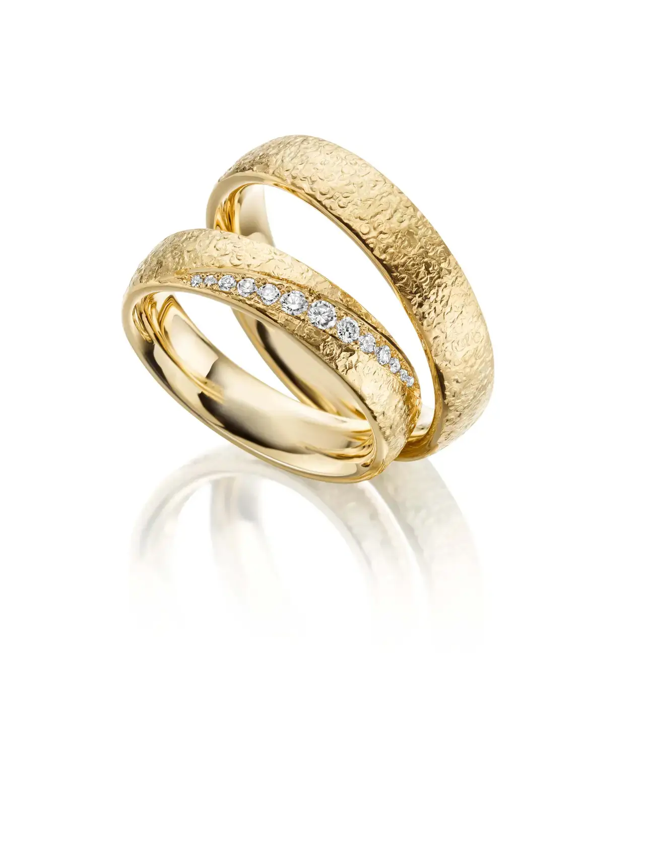 Gelbgoldene Trauringe GG-023