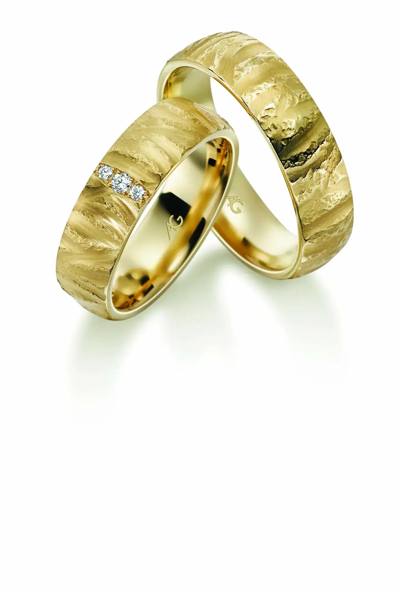 Gelbgoldene Trauringe GG-014