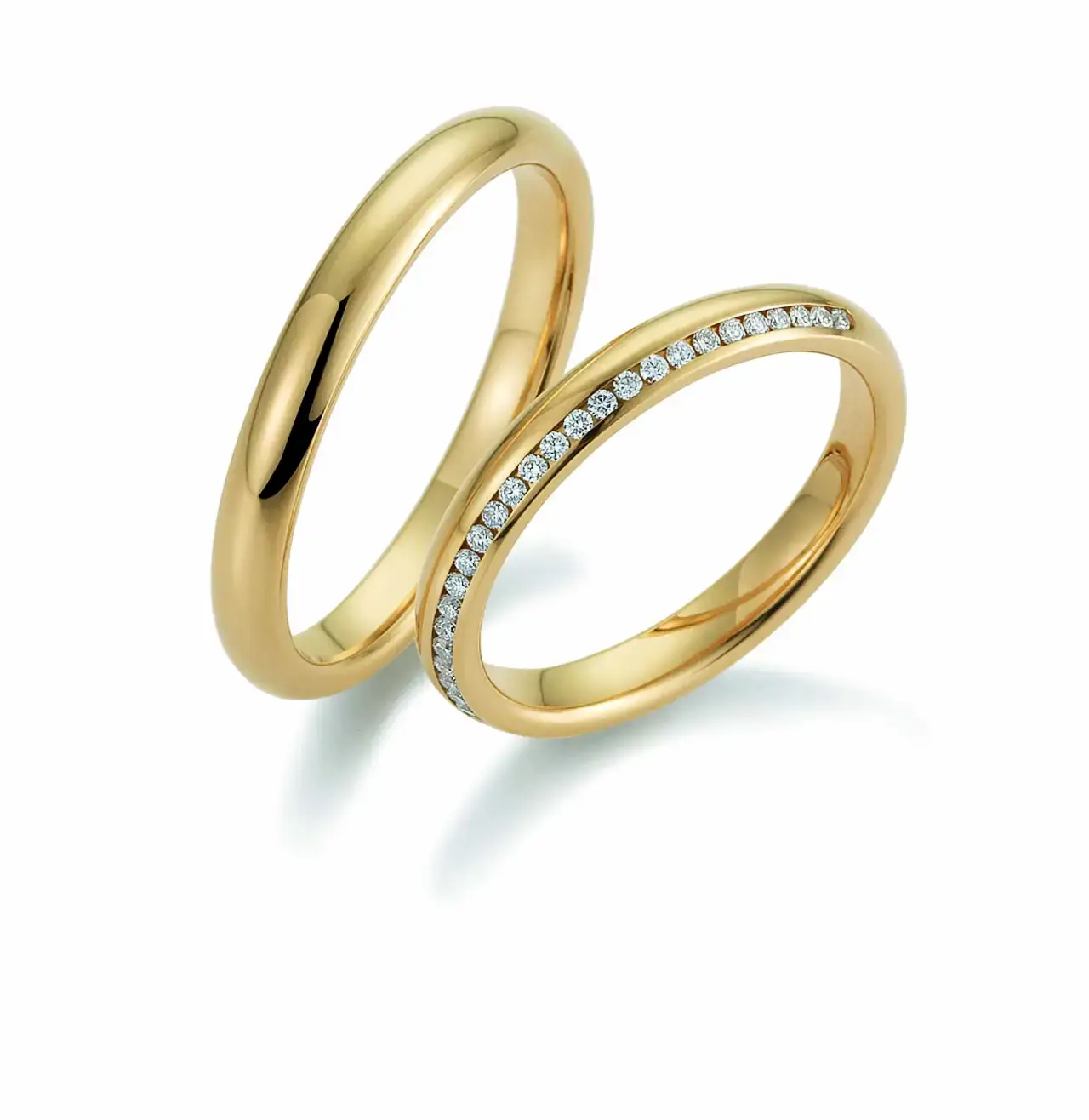 Gelbgoldene Trauringe GG-018