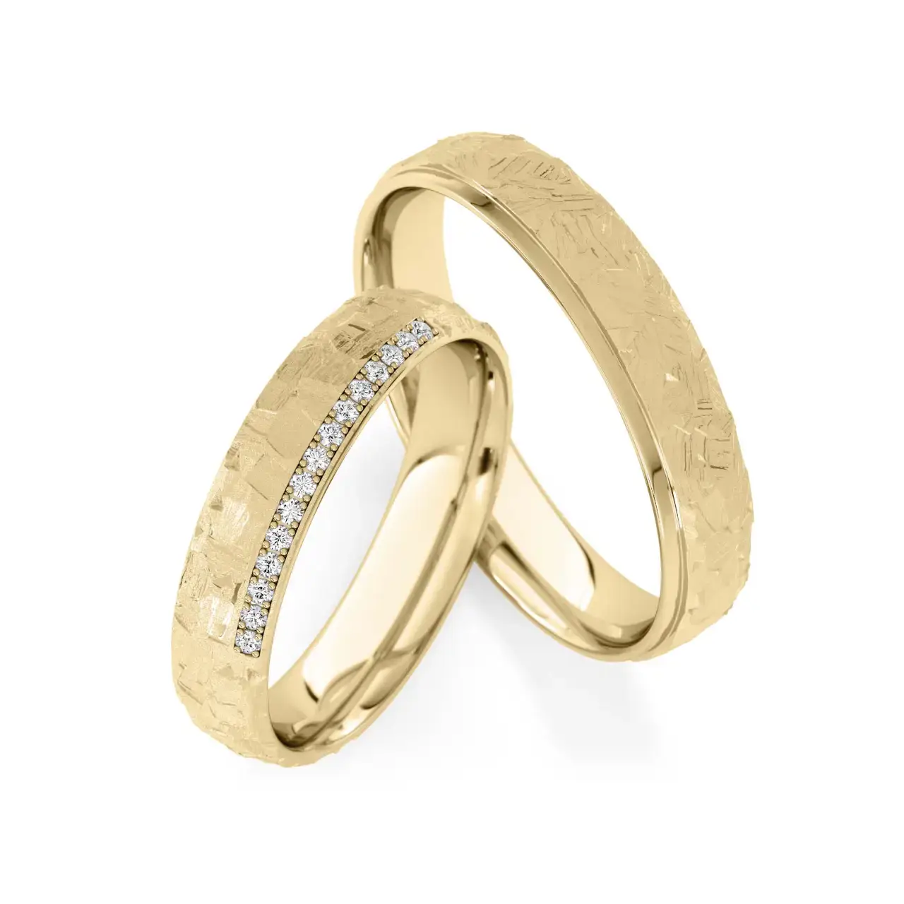 Gelbgoldene Trauringe GG-030