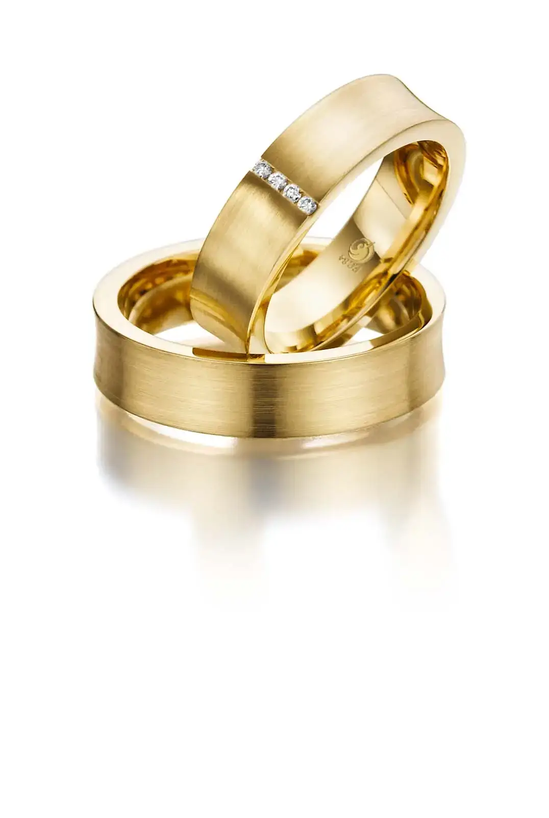 Gelbgoldene Trauringe GG-068