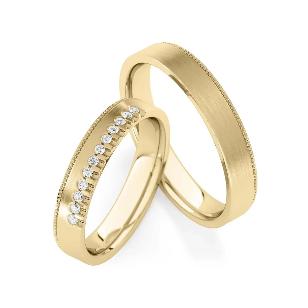 Gelbgoldene Trauringe GG-028