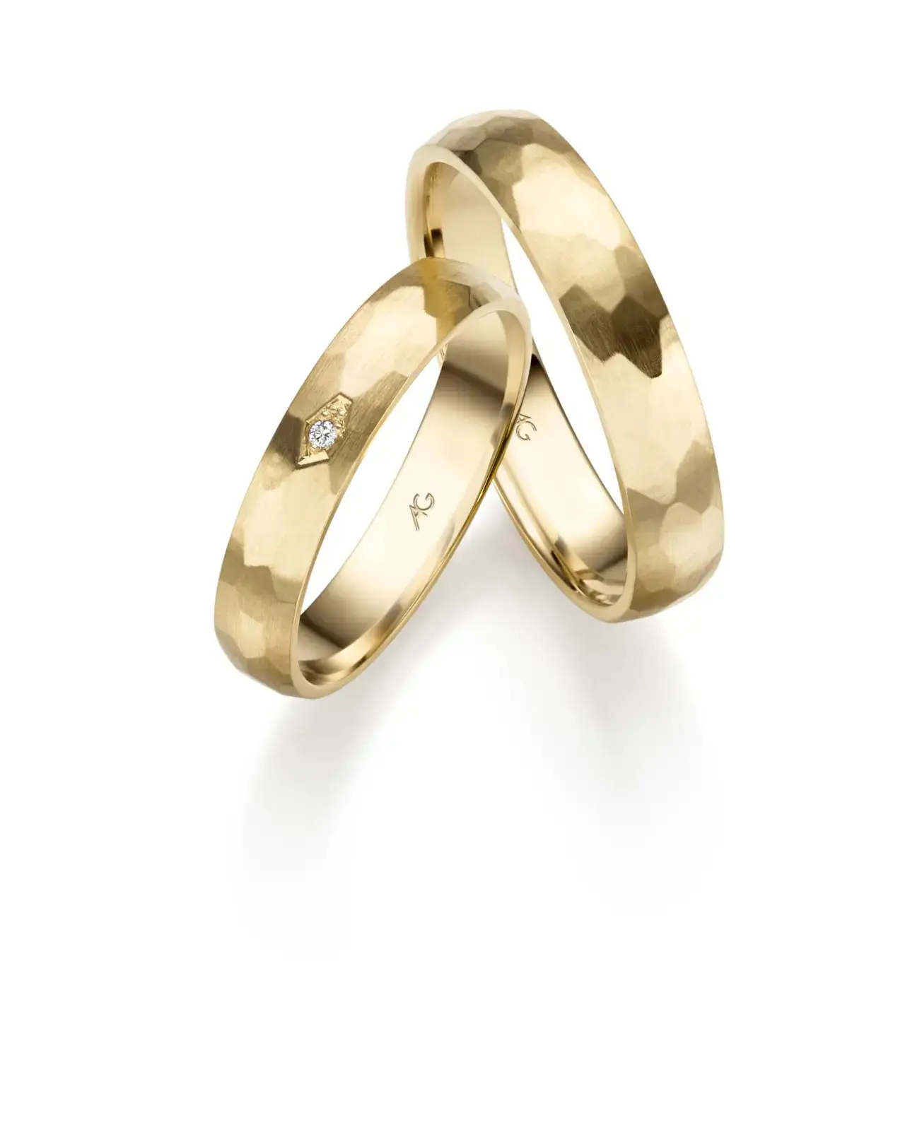 Gelbgoldene Trauringe GG-003