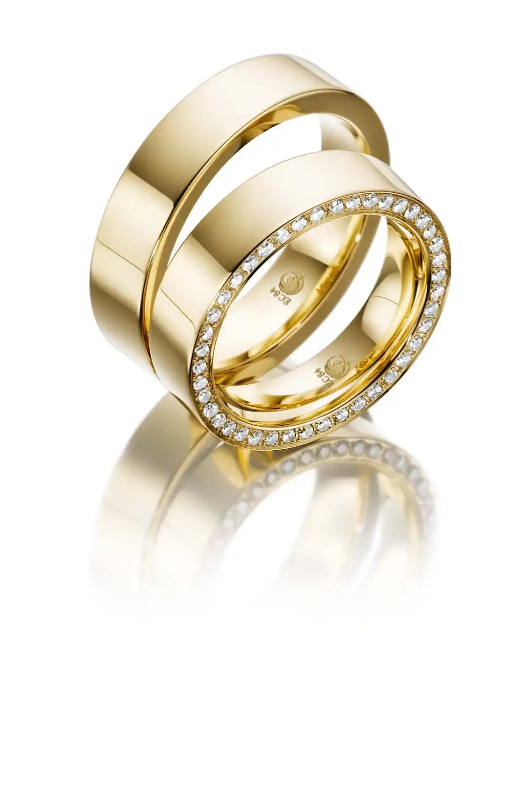 Gelbgoldene Trauringe GG-067