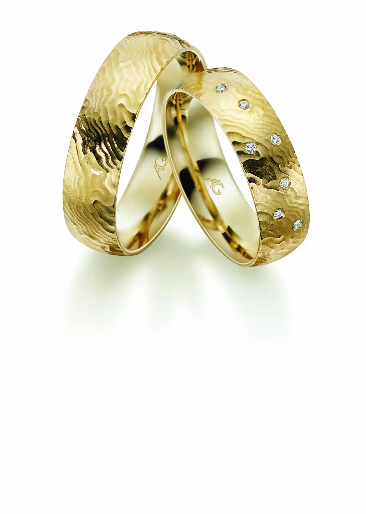 Gelbgoldene Trauringe GG-016