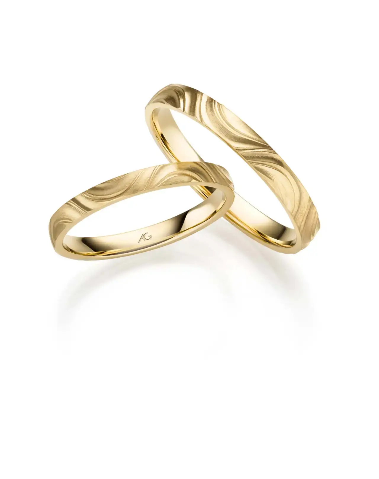 Gelbgoldene Trauringe GG-001