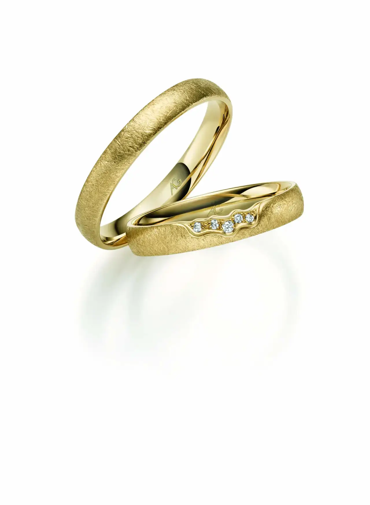 Gelbgoldene Trauringe GG-008