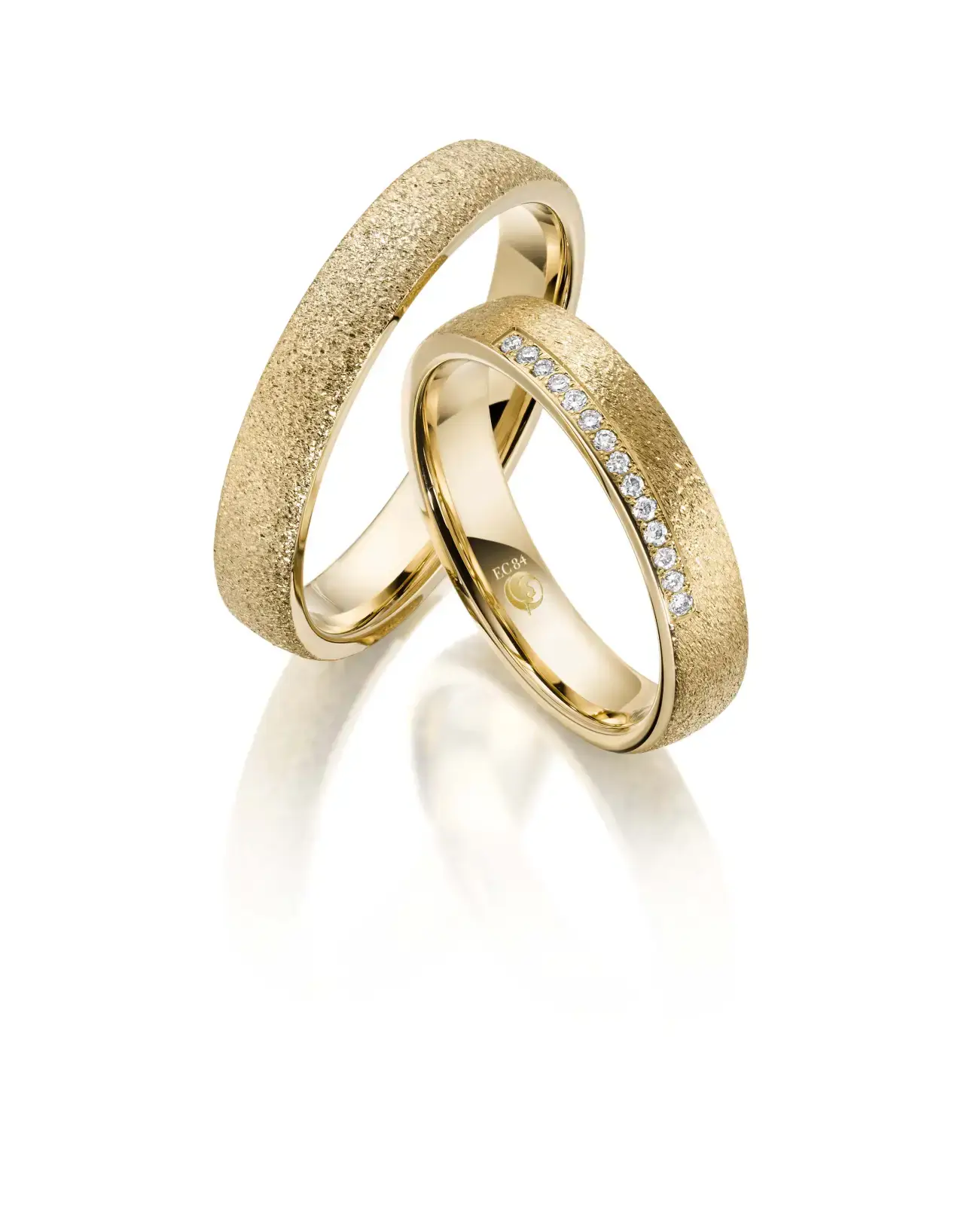 Gelbgoldene Trauringe GG-049