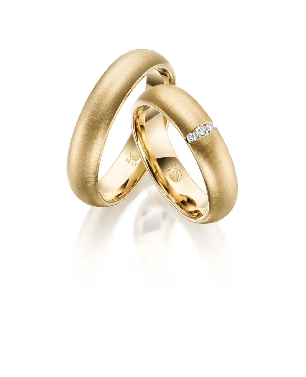 Gelbgoldene Trauringe GG-021
