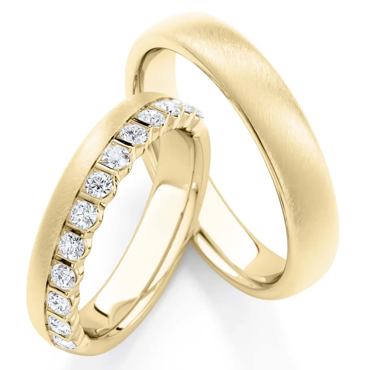 Gelbgoldene Trauringe GG-034