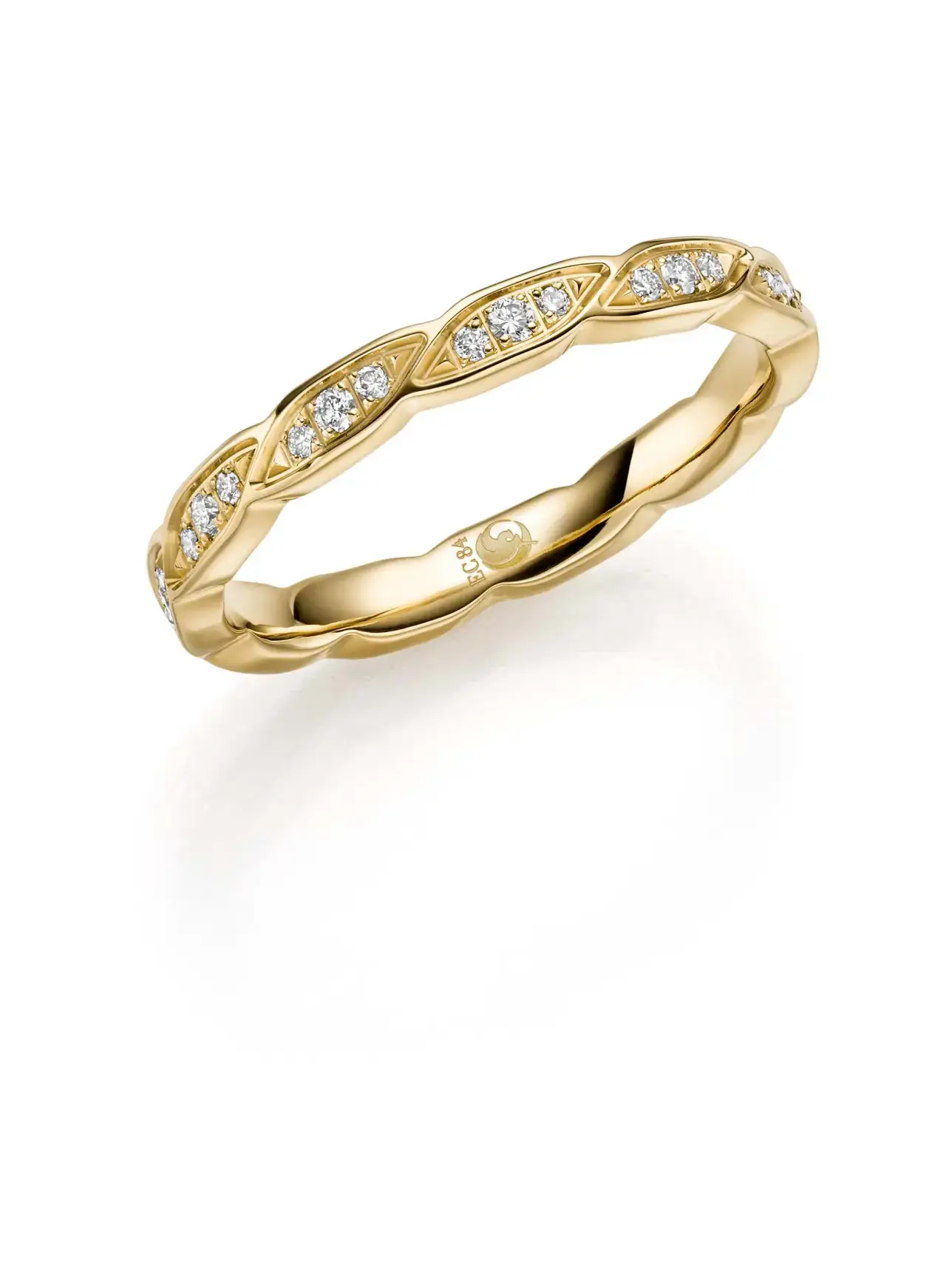 Gelbgoldene Trauringe GG-042