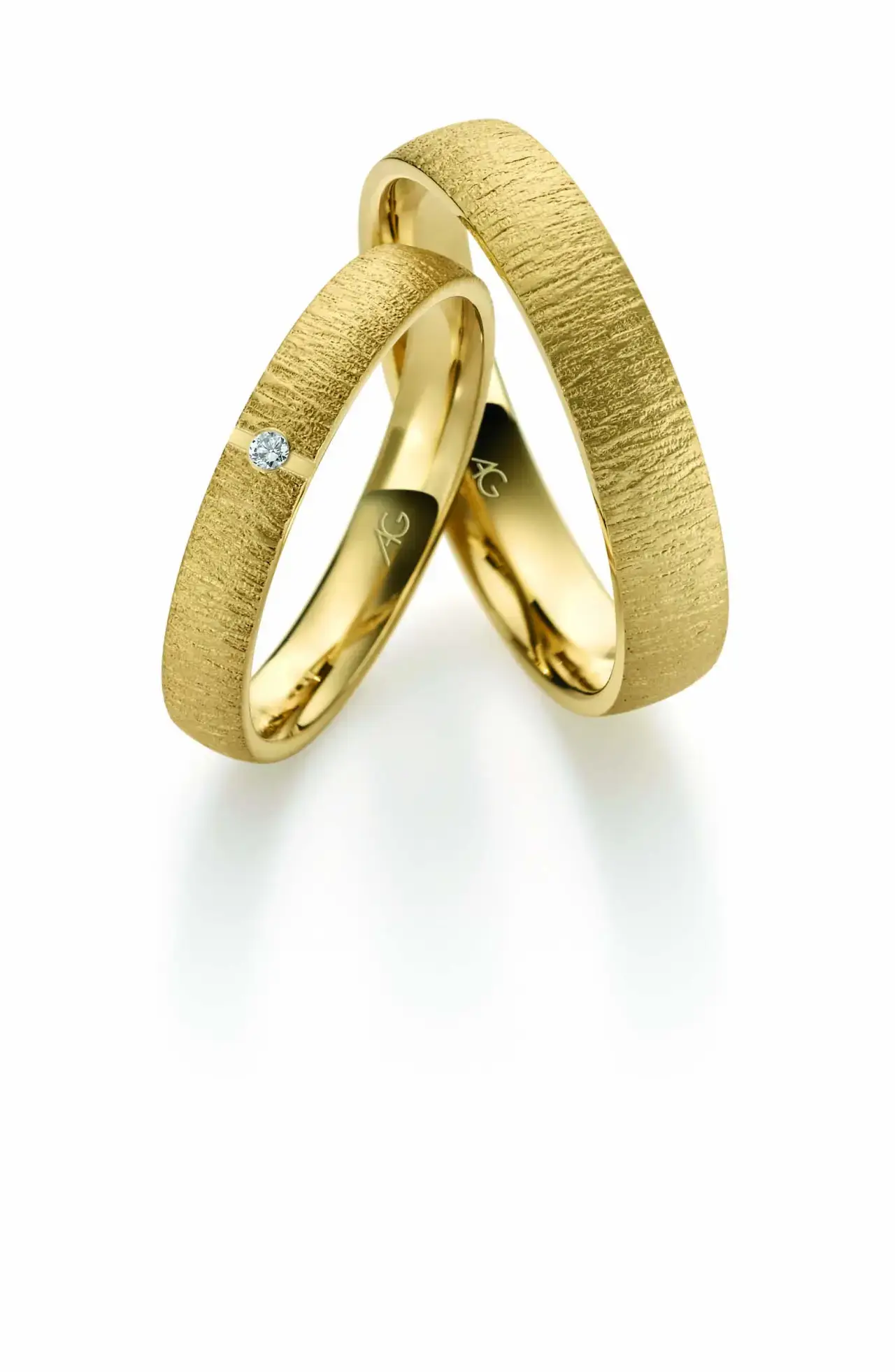 Gelbgoldene Trauringe GG-012