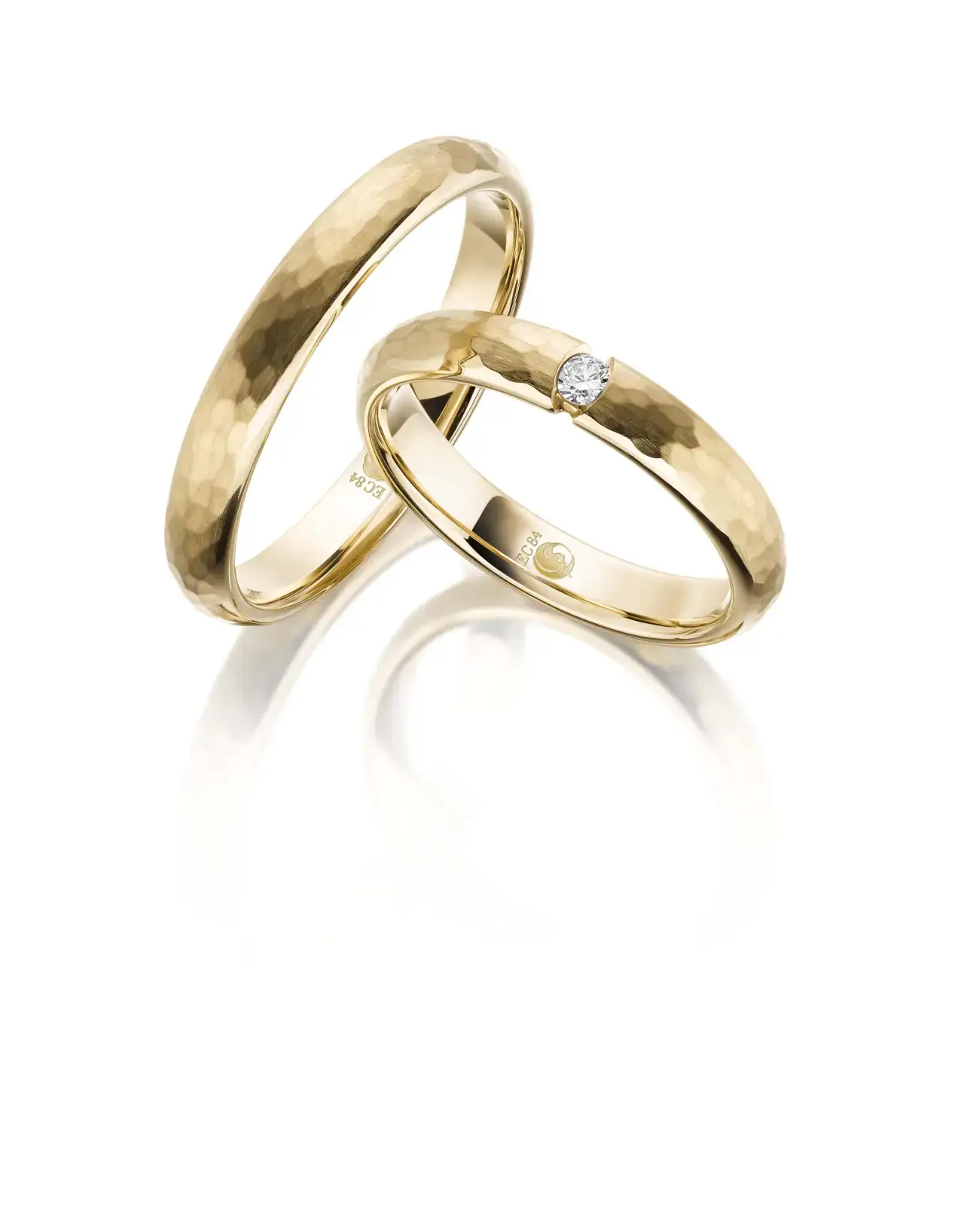 Gelbgoldene Trauringe GG-051