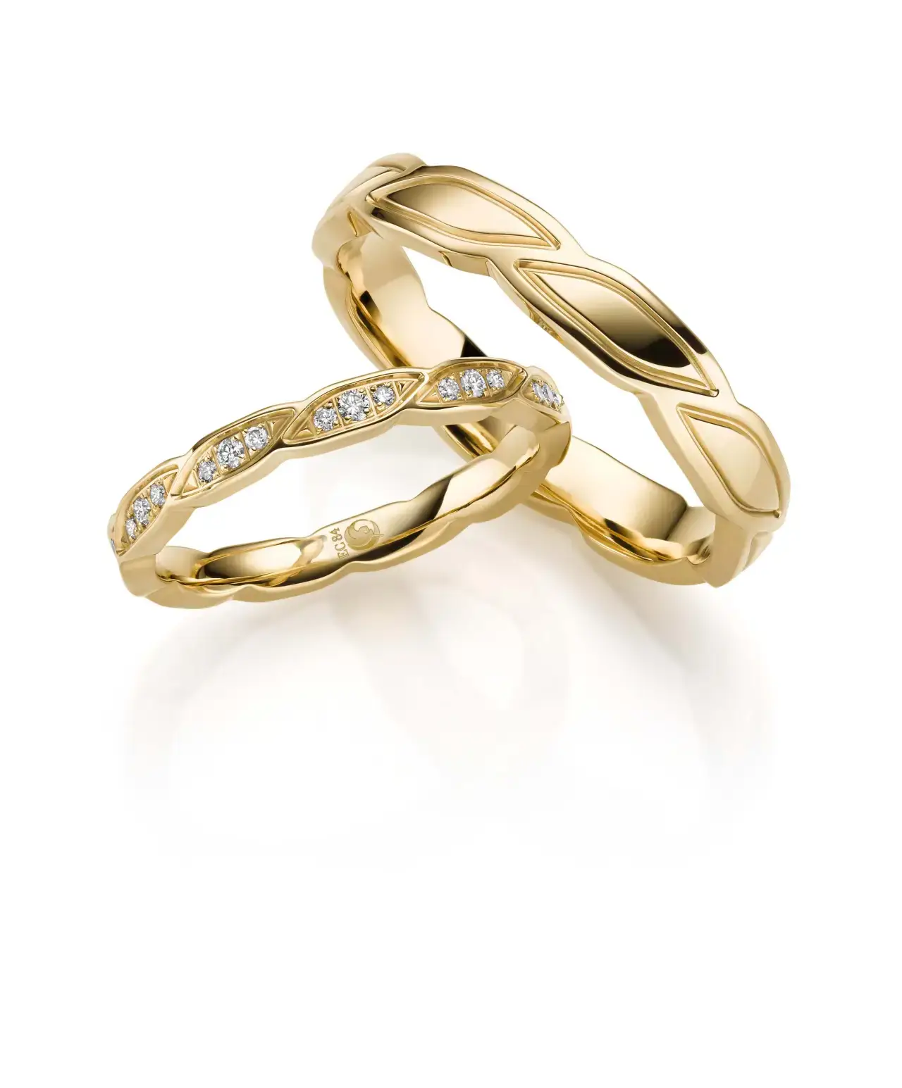Gelbgoldene Trauringe GG-040