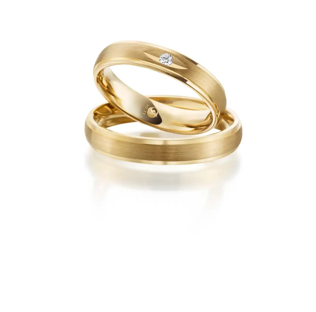 Gelbgoldene Trauringe GG-062