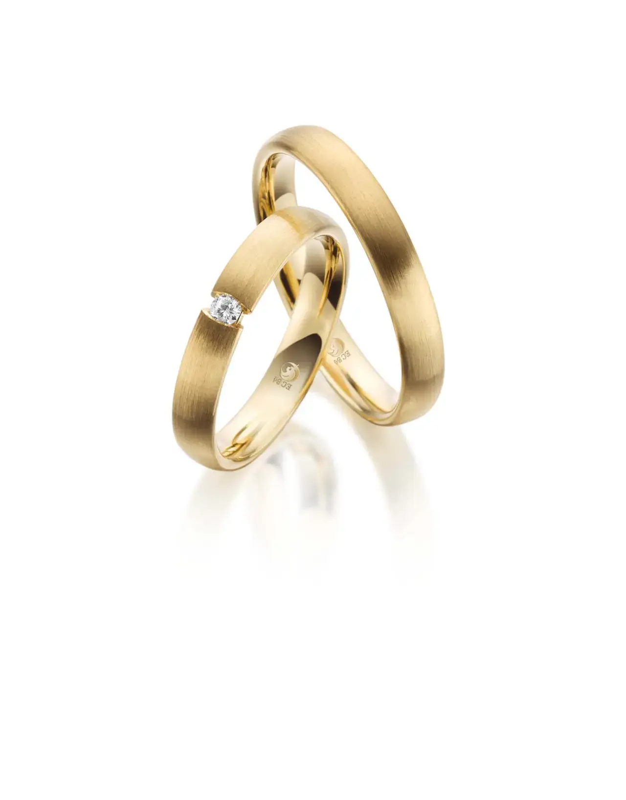Gelbgoldene Trauringe GG-059
