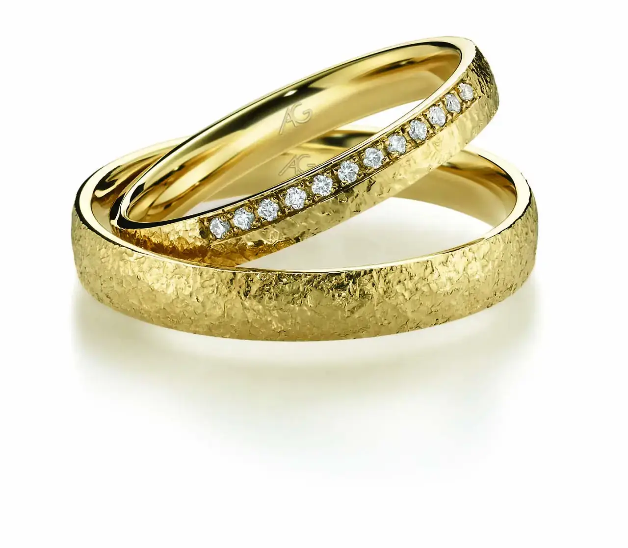 Gelbgoldene Trauringe GG-011