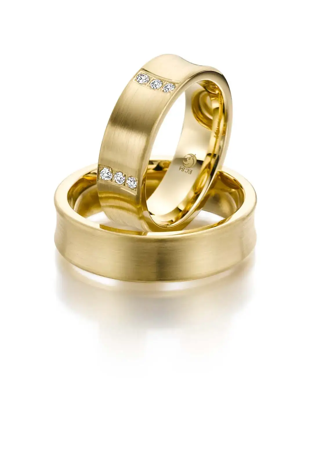 Gelbgoldene Trauringe GG-066