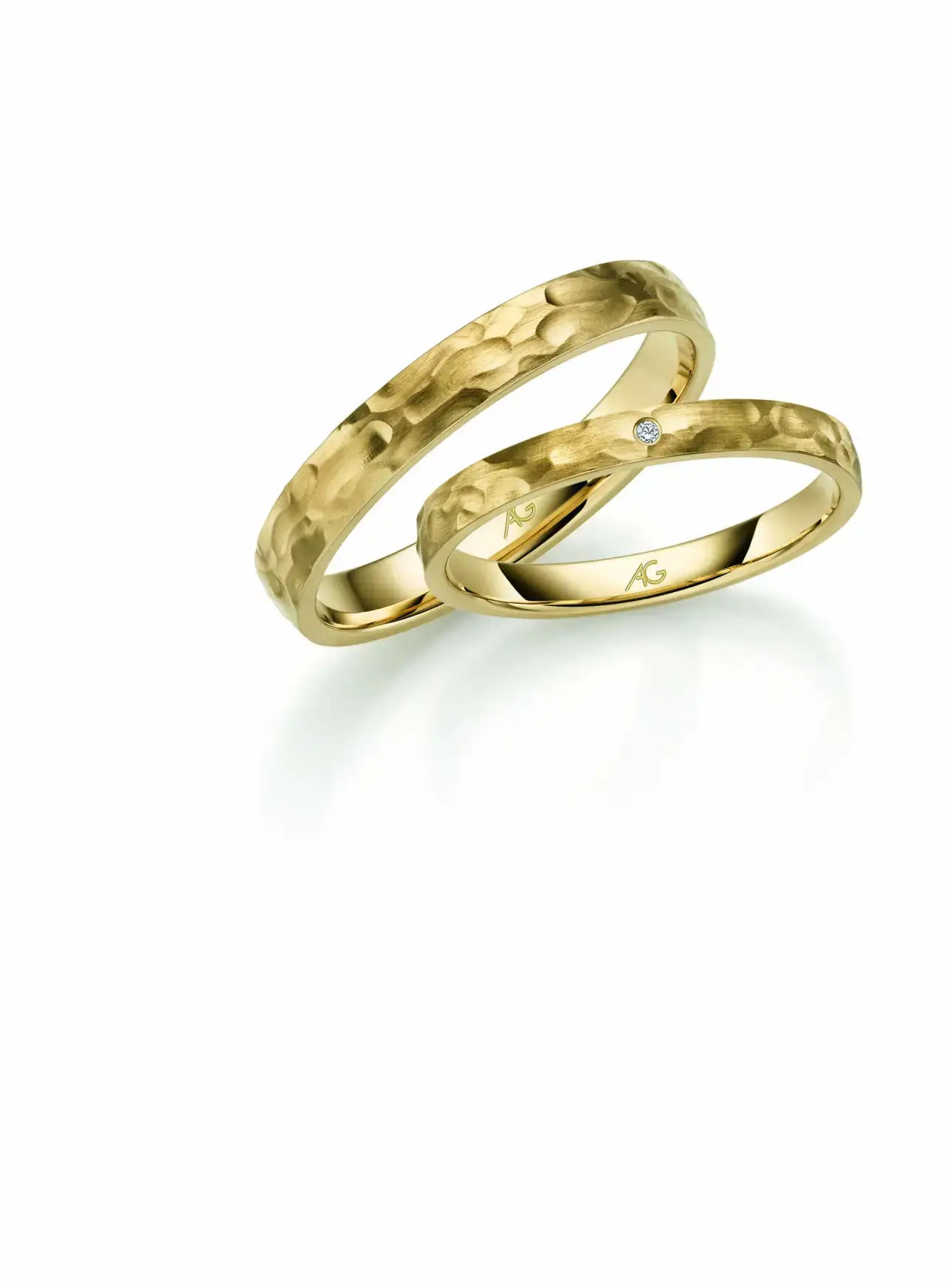 Gelbgoldene Trauringe GG-004