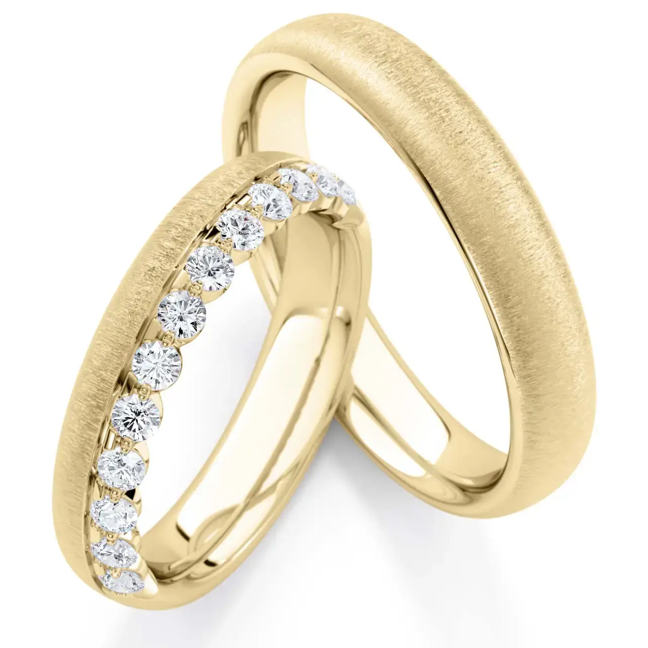 Gelbgoldene Trauringe GG-032