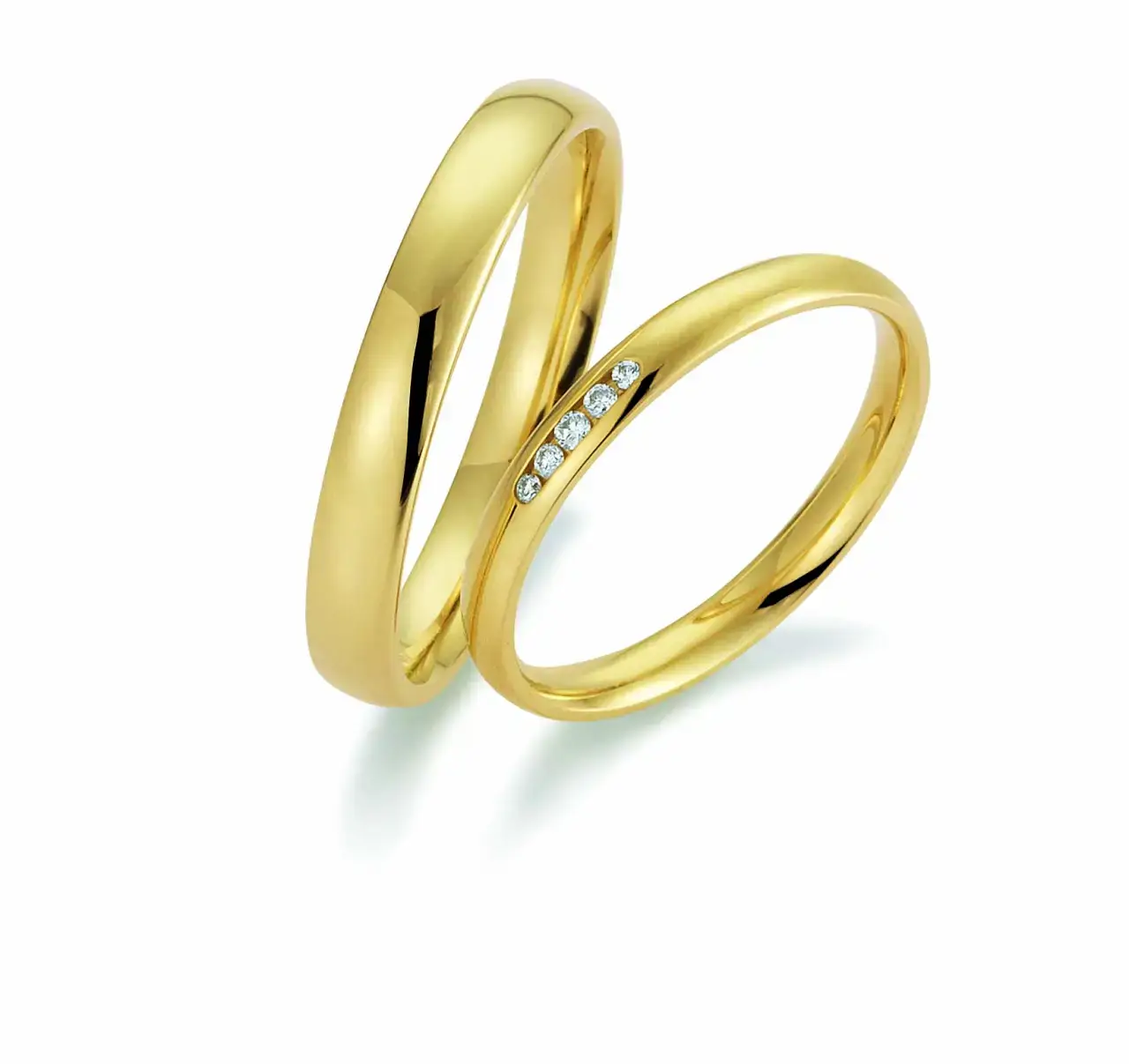 Gelbgoldene Trauringe GG-017