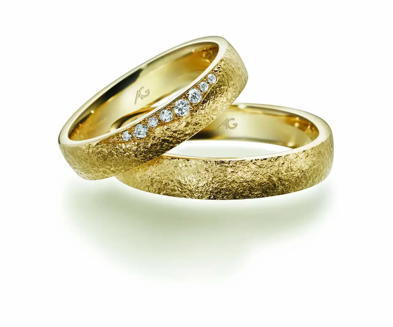 Gelbgoldene Trauringe GG-015