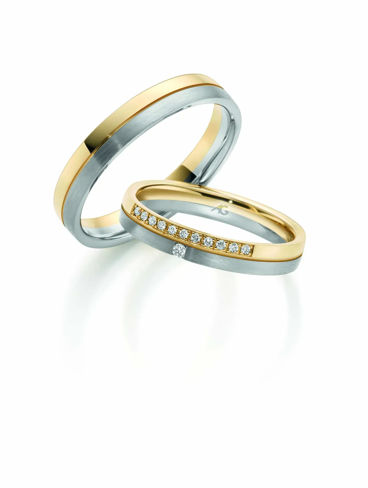 Bi-Color Eheringe von Gerstner GER-037