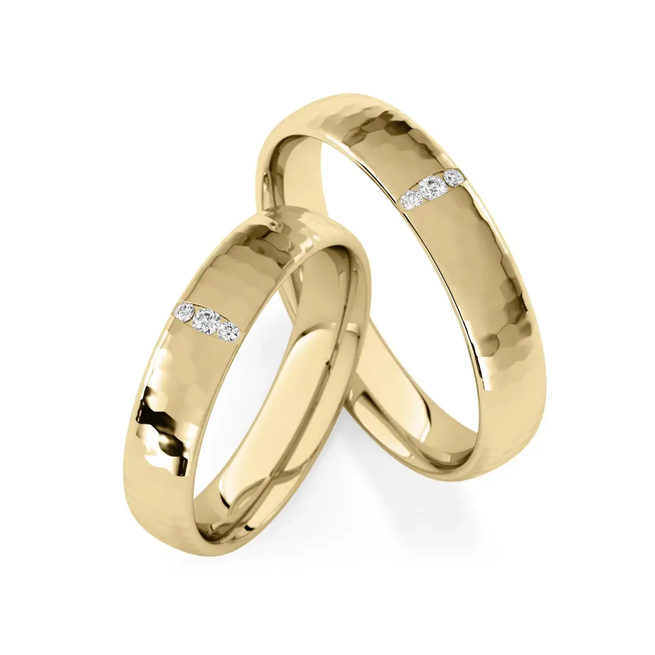 Gelbgoldene Trauringe GG-029